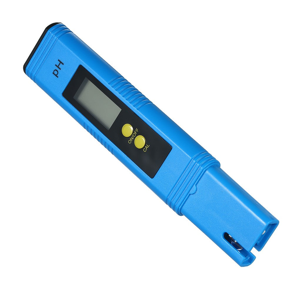 Portable Auto Water Quality Tester Digital LCD pH Meter pH Test Pen - Blue