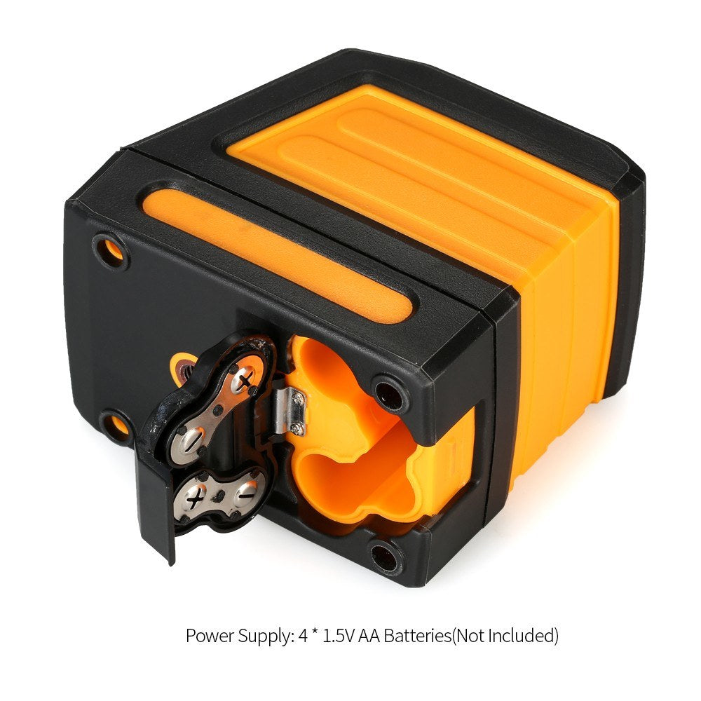 Laser Level Professional Cross Line Leveling with Selectable Laser Lines and Vertical Beam Spread - With Bracket
