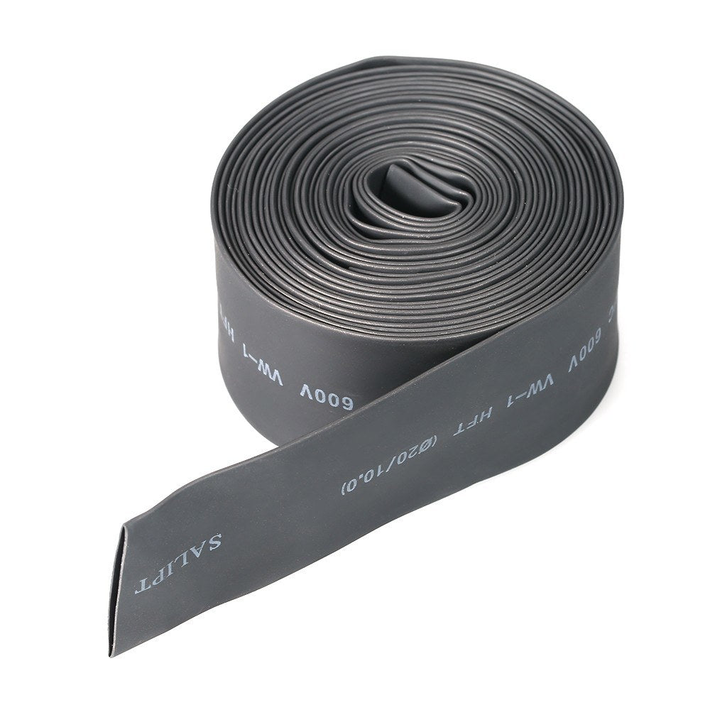 Heat Shrink Tubing Ratio 2:1 Electrical Sleeving Cable Wire Heatshrink Tube 2m Length - 20mm Diameter