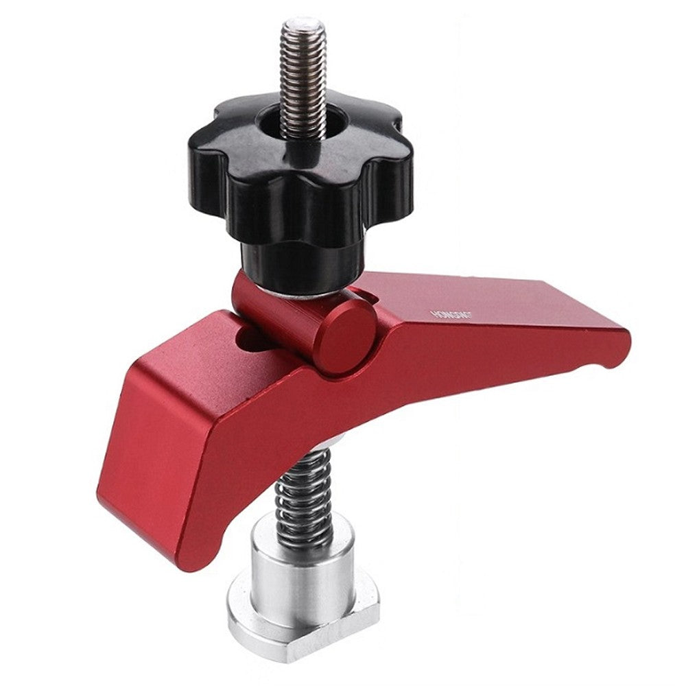 Quick Acting Hold Down Clamp T-slot T-track Clamp Set Aluminum Alloy Woodworking Tools