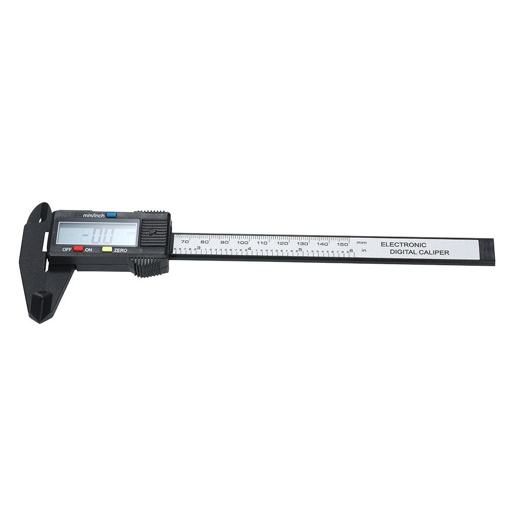 High Precision Digital Caliper 150mm Scales Callipers mm / inch Large LCD Display Vernier Caliper - Black / Silver