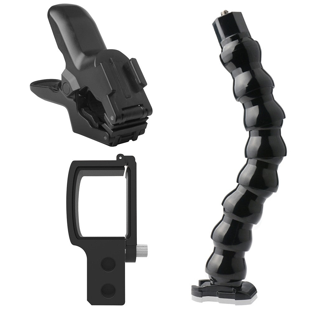 3-in-1 Camera Clamp Mount + Flexible Bracket Stand + Camera Holder Kit