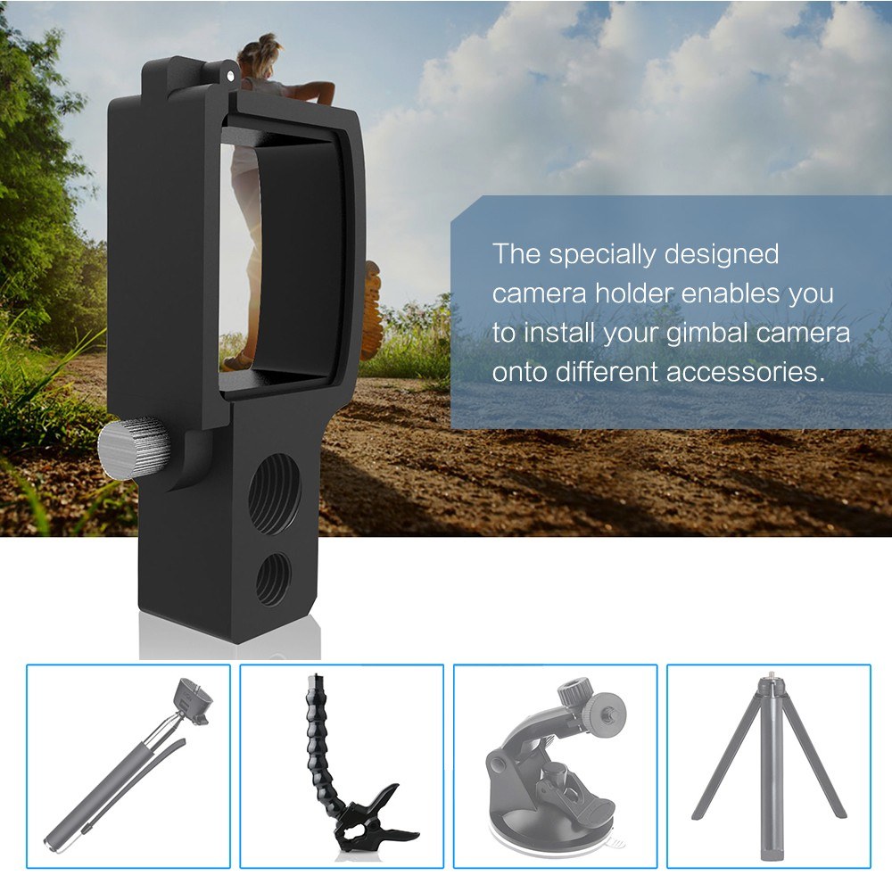 3-in-1 Camera Clamp Mount + Flexible Bracket Stand + Camera Holder Kit