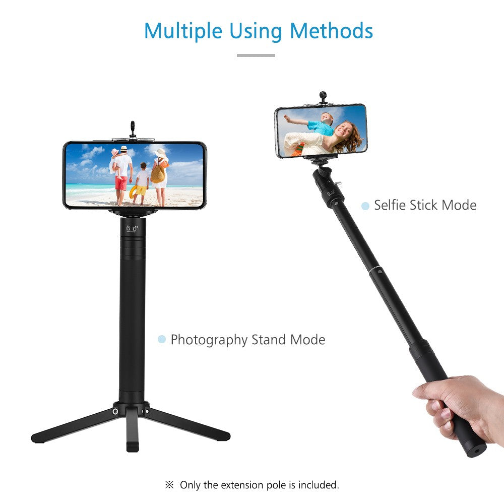 Portable Extendable Selfie Stick Handheld Adjustable Extension Pole 5-Section Selfie Stick