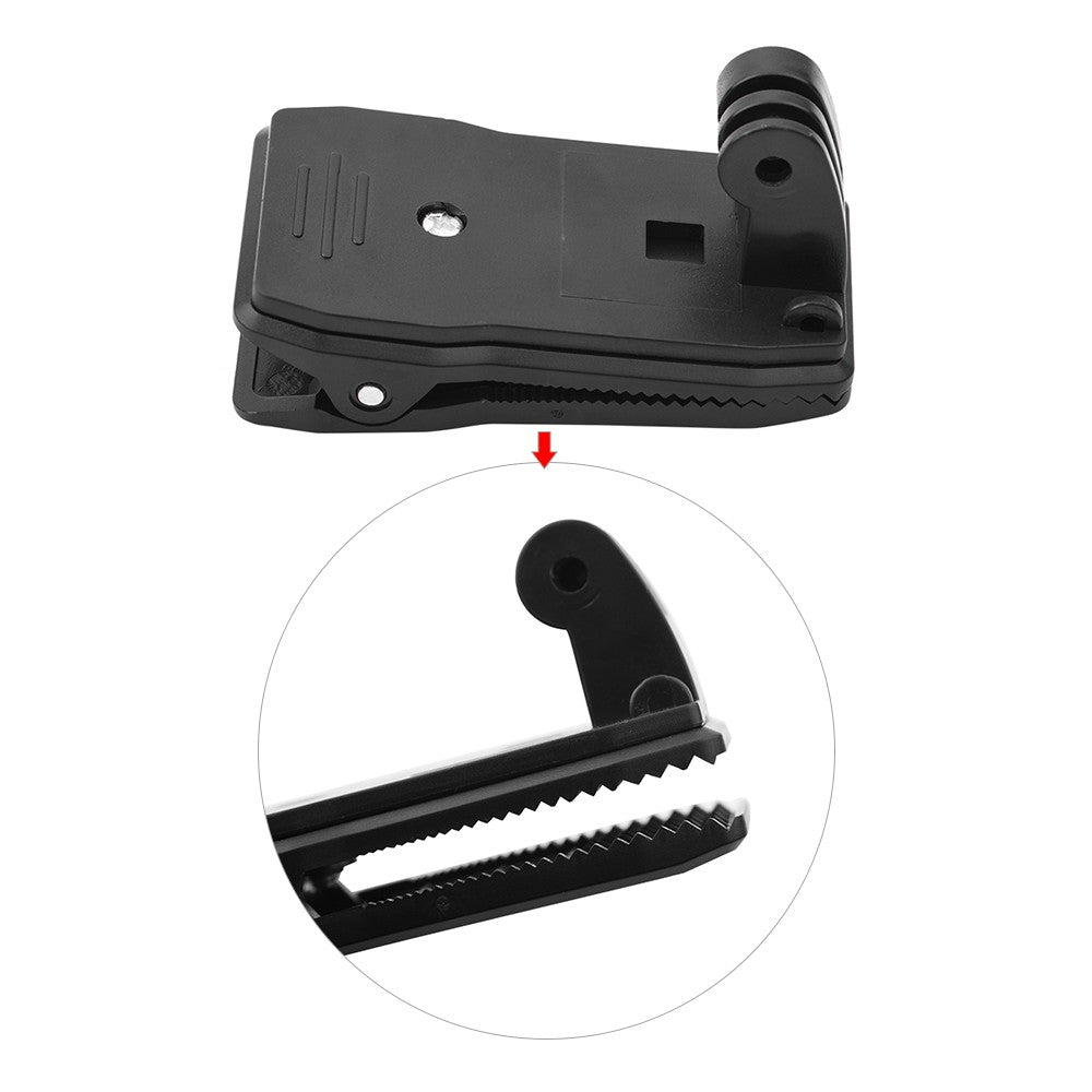 Expansion Base Adapter Holder Bracket Mount & Backpack Bag Clip Clamp Kit