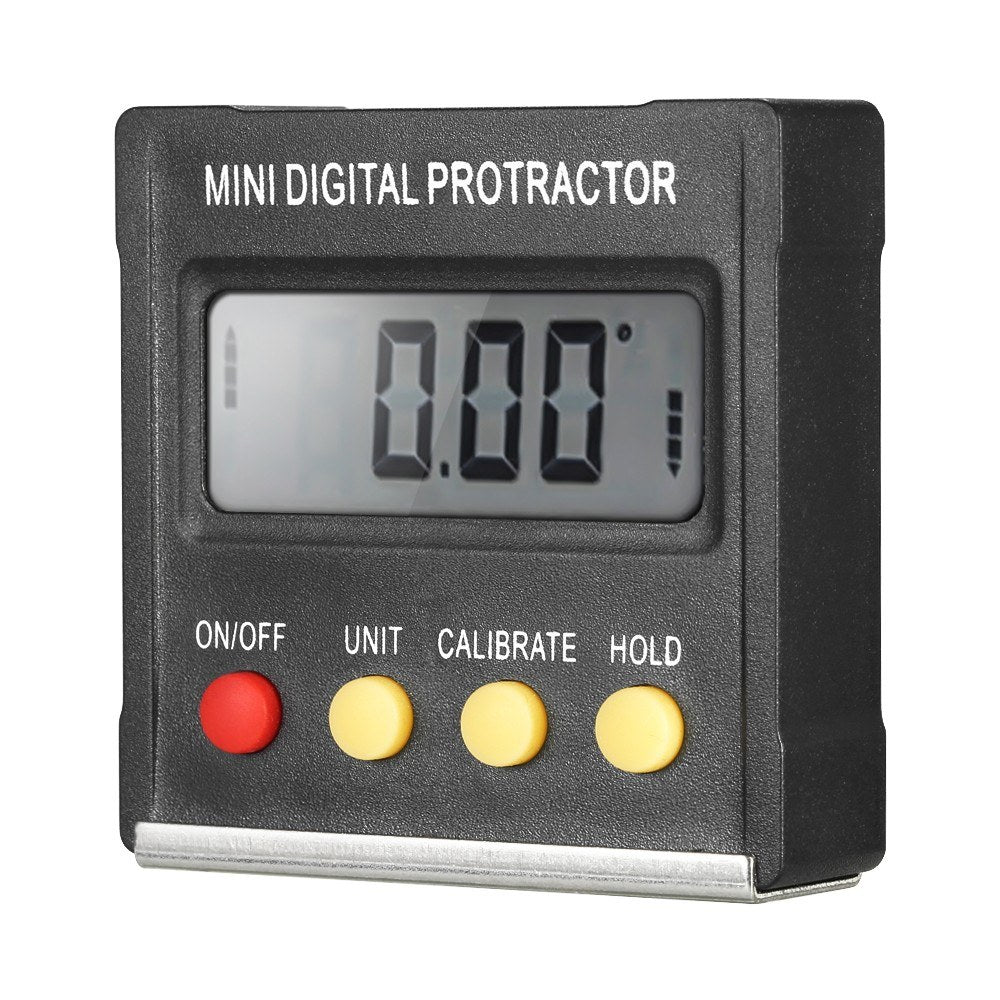 Multi-functional Mini Digital Display Protractor Inclinometer Level Meter 0.1 Degree Resolution