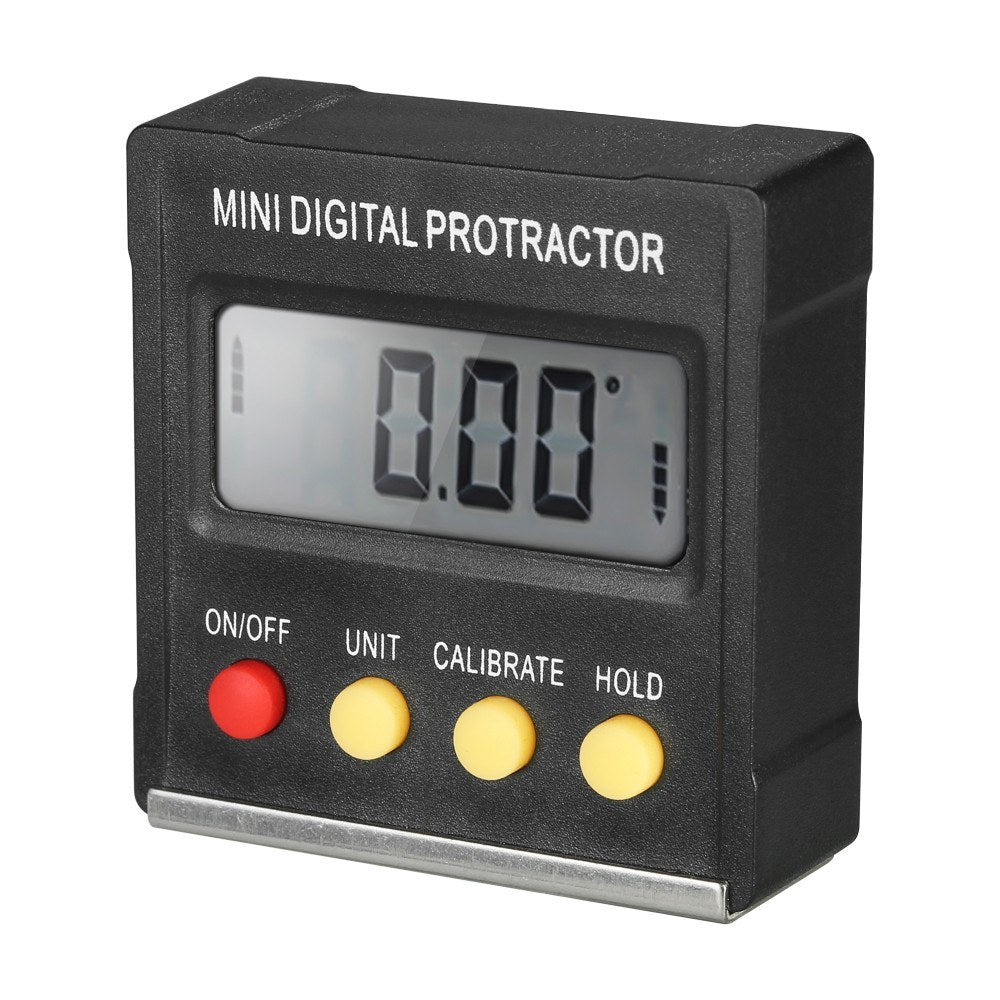 Multi-functional Mini Digital Display Protractor Inclinometer Level Meter 0.1 Degree Resolution