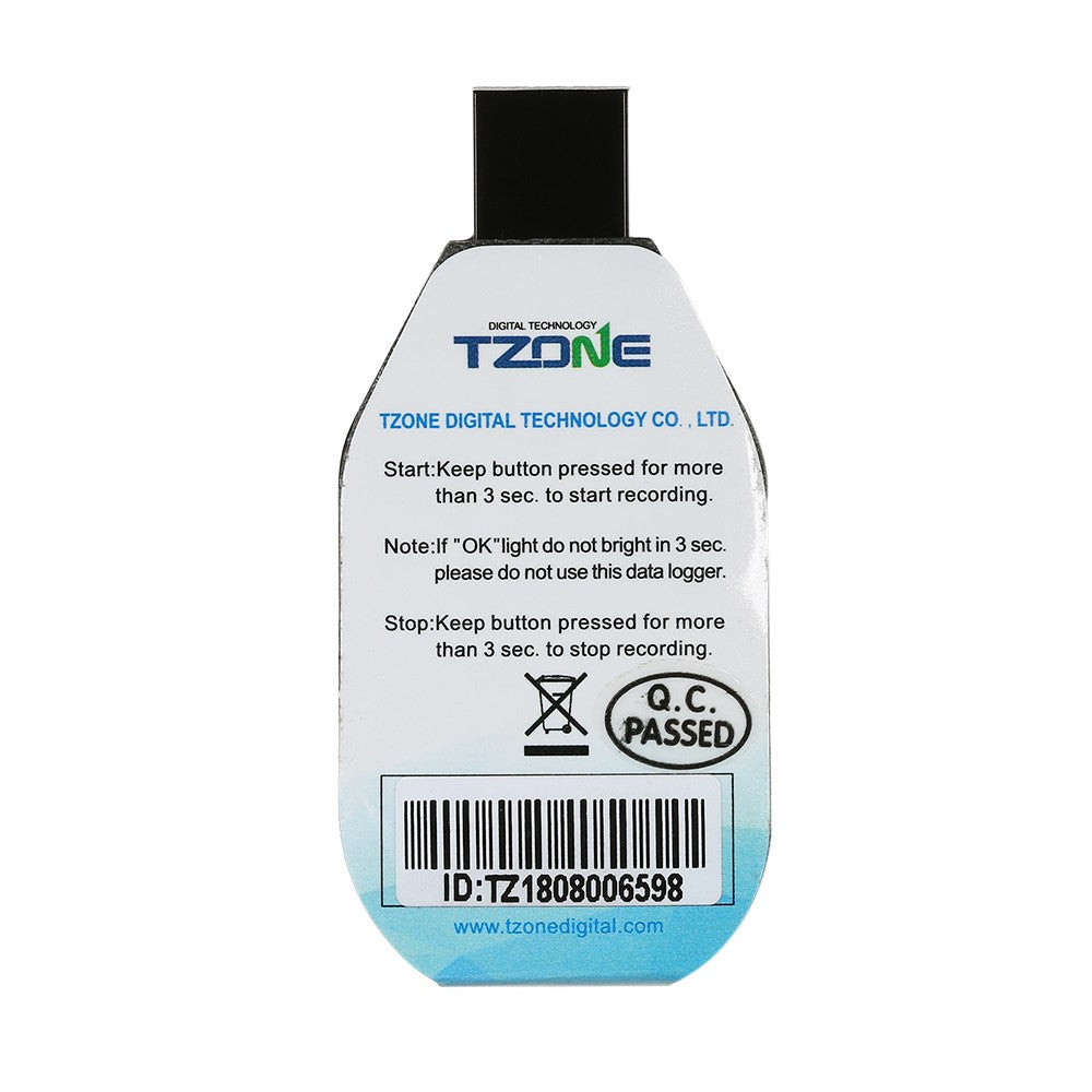 Waterproof USB 2.0 PDF Disposable Temperature Data Logger 60 Days Cold Chain Thermometer Recorder