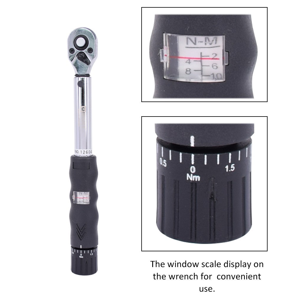 DR 2-24Nm Bike Torque Wrench Set Bicycle Repair Tools Kit - Type 1