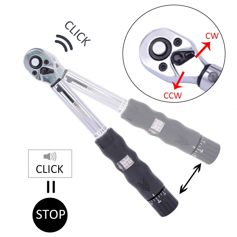 DR 2-24Nm Bike Torque Wrench Set Bicycle Repair Tools Kit - Type 2