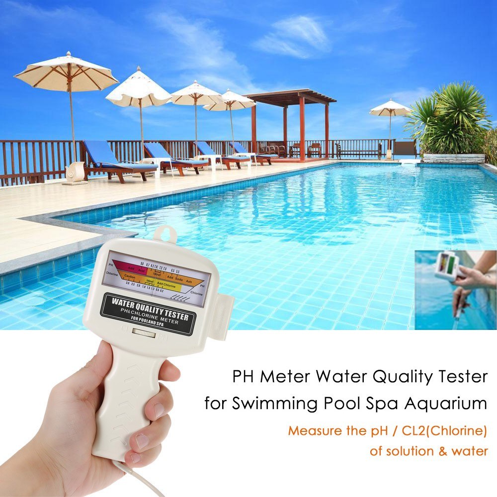 PH Meter Water Quality Tester pH/CL Meter CL2 Chlorine Tester Water Detector