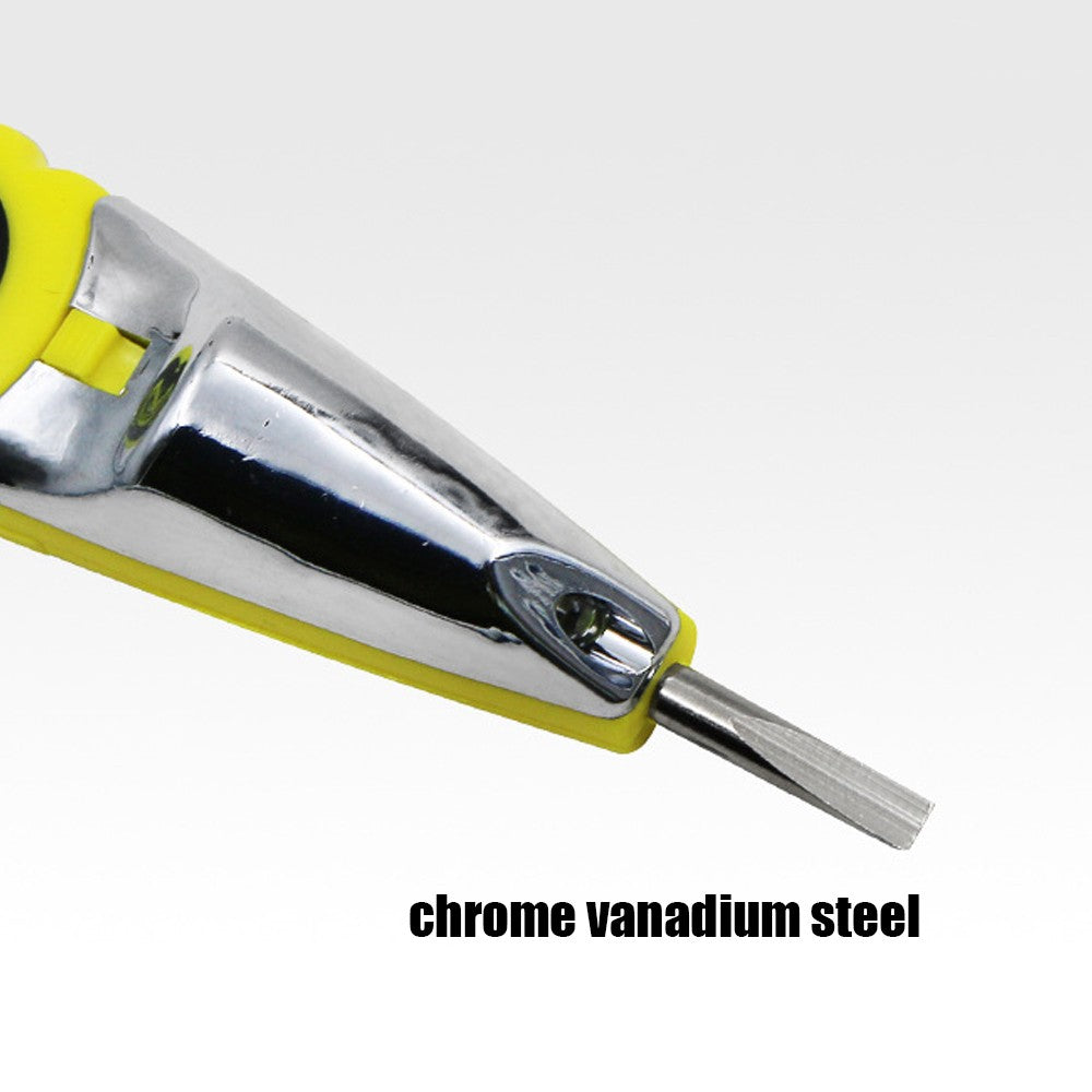 AC DC Electric Test Pen with Night Sight Voltage Detector Tester Tool 12-220V LCD Digital Electrical Multiple Sensor