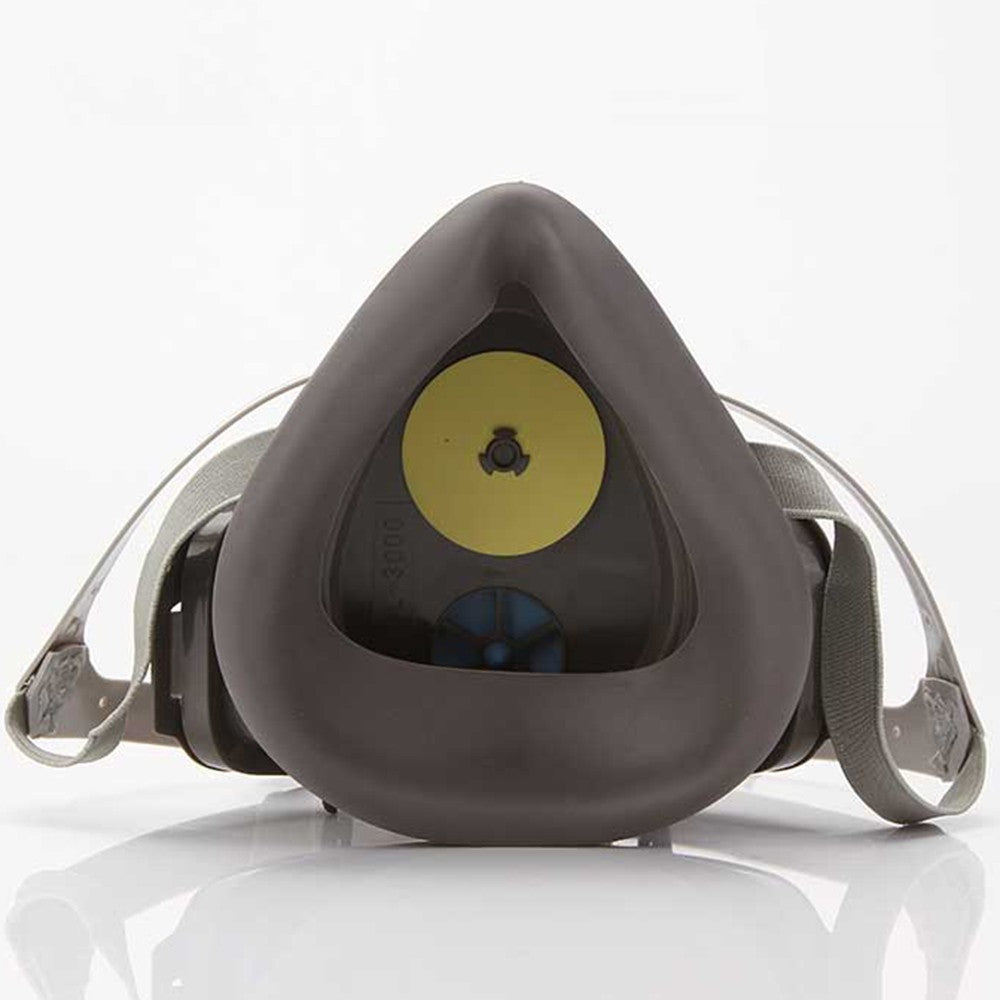 M3200 N95 Filter Respirator Gas Mask Dust Painting Spraying Mask - Grey