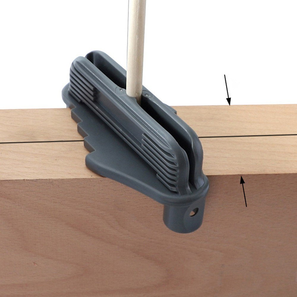 Center Scriber with Magnet Multifunctional Inch Center Offset Line Marking Gauge Scribe Tool - Grey