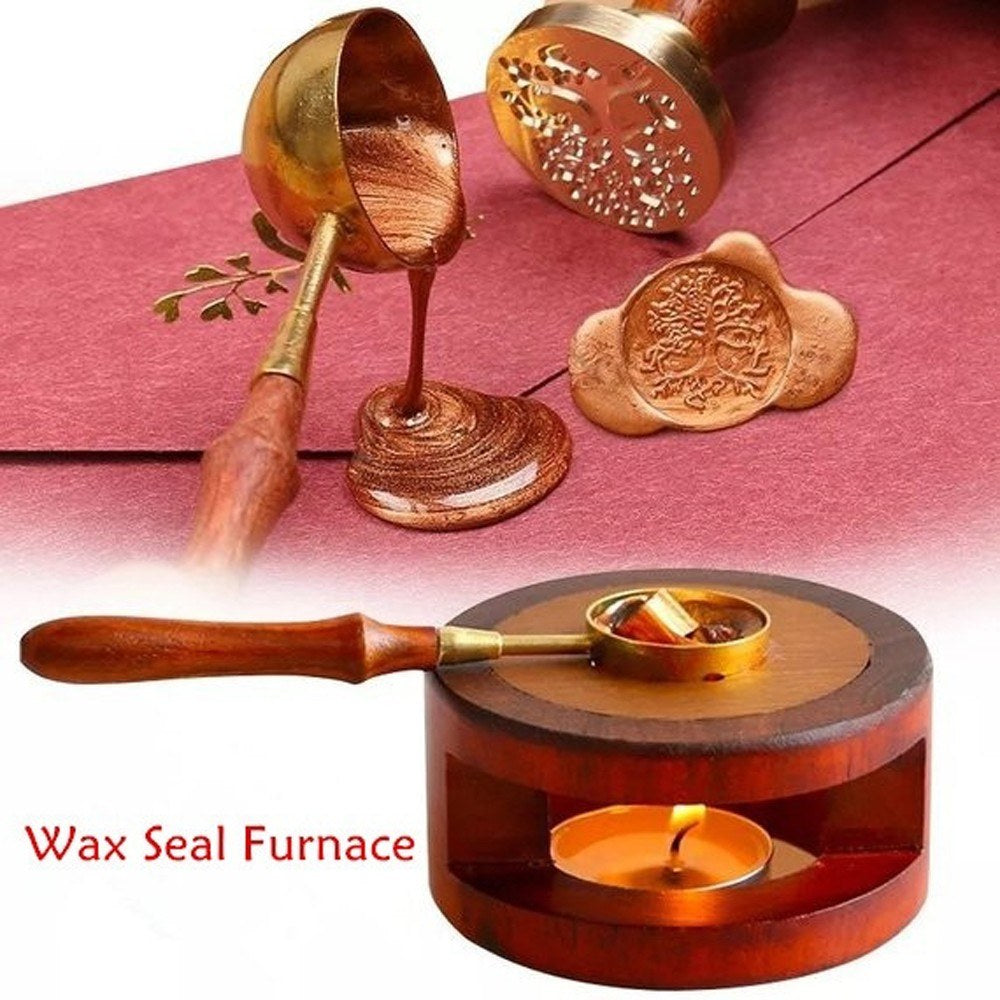 Sealing Wax Melting Pot Sealing Stamp Envelope Melting Tool