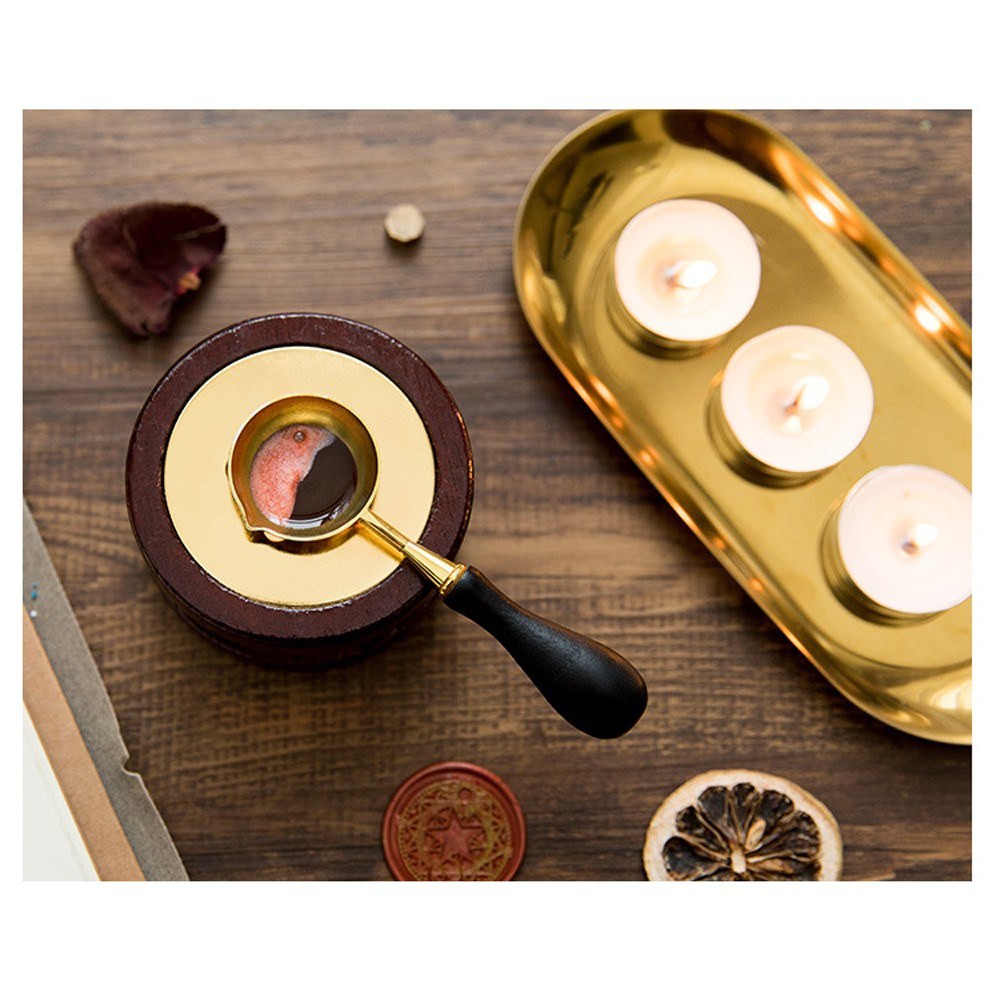 Sealing Wax Melting Pot Sealing Stamp Envelope Melting Tool
