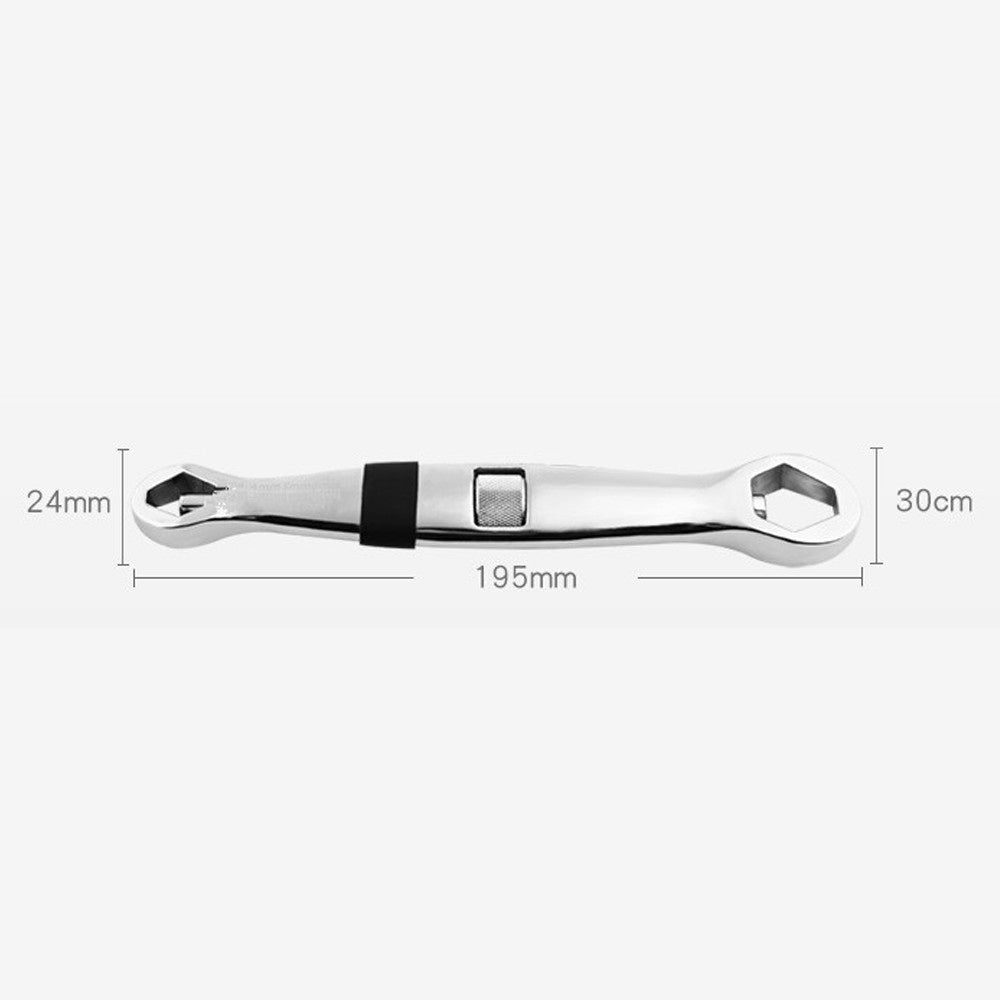 Multifunctional Mini Polishing Chroming 23 In 1 Flexible Type Wrench