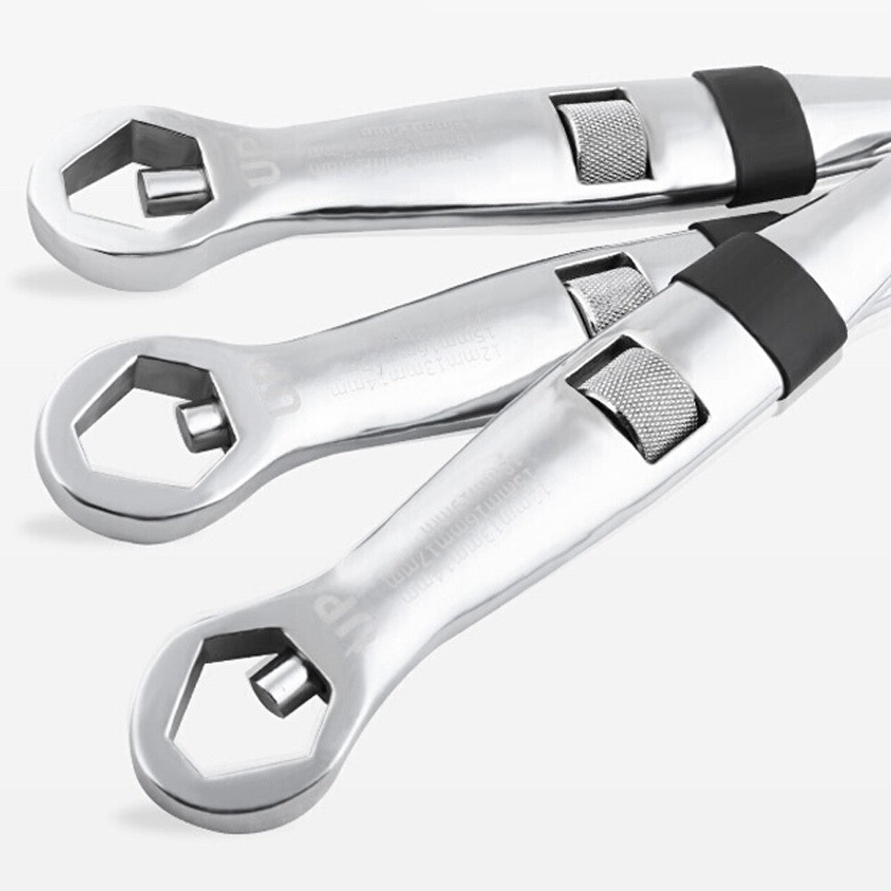 Multifunctional Mini Polishing Chroming 23 In 1 Flexible Type Wrench