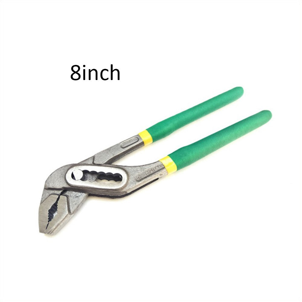 Adjustable Water Pump Pliers Pipe Tongue-and-groove Pliers Hand Tool Multi-function Wrench - 8 inch
