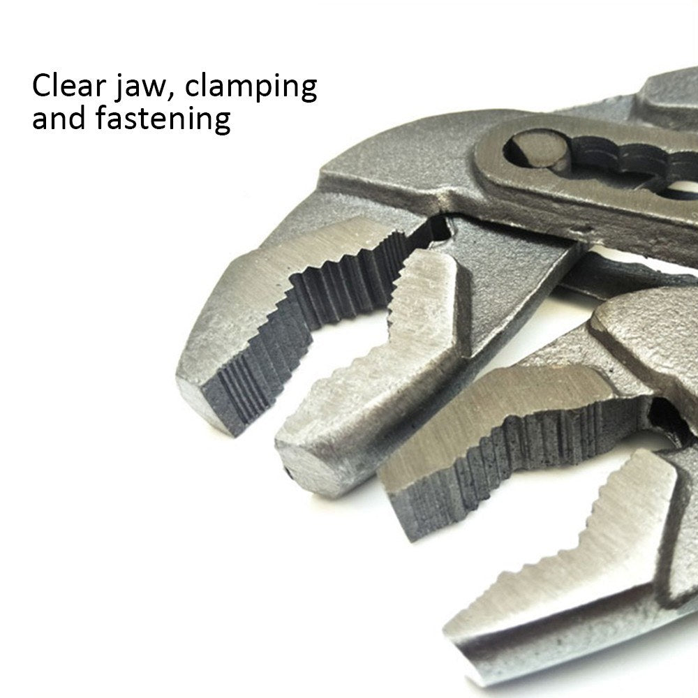 Adjustable Water Pump Pliers Pipe Tongue-and-groove Pliers Hand Tool Multi-function Wrench - 8 inch