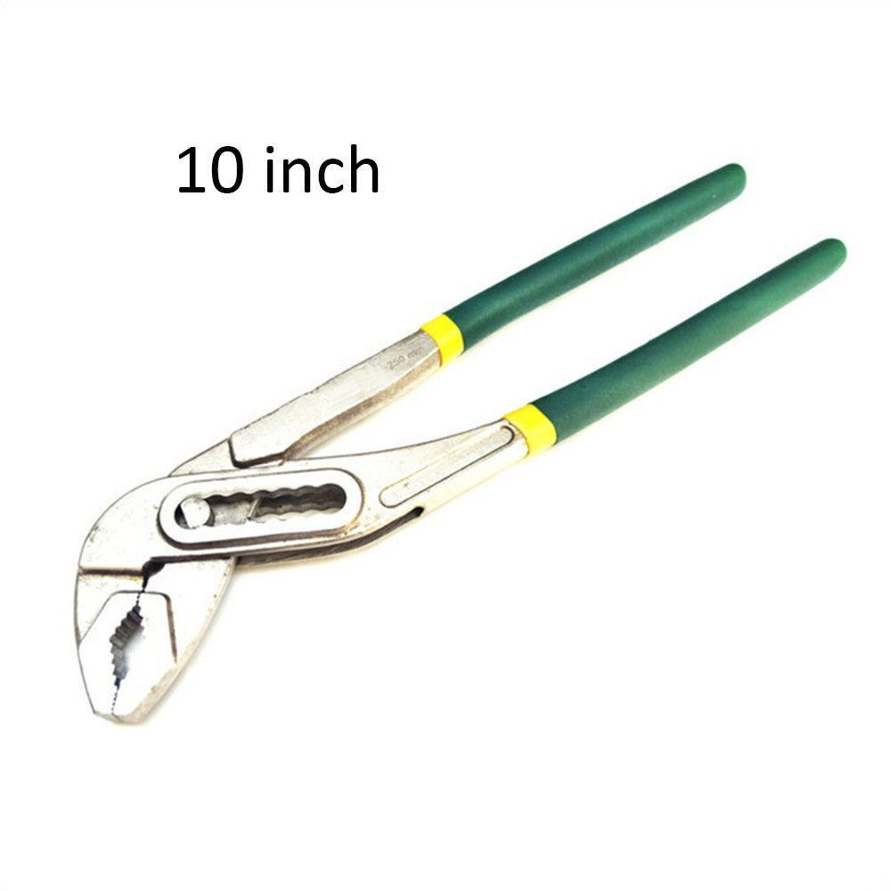 Adjustable Water Pump Pliers Pipe Tongue-and-groove Pliers Hand Tool Multi-function Wrench - 10 inch