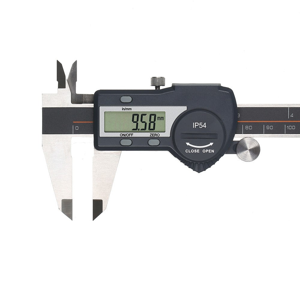 Digital Stainless Steel Caliper mm/inch LCD Display Vernier Caliper IP54 Waterproof - 0-200mm