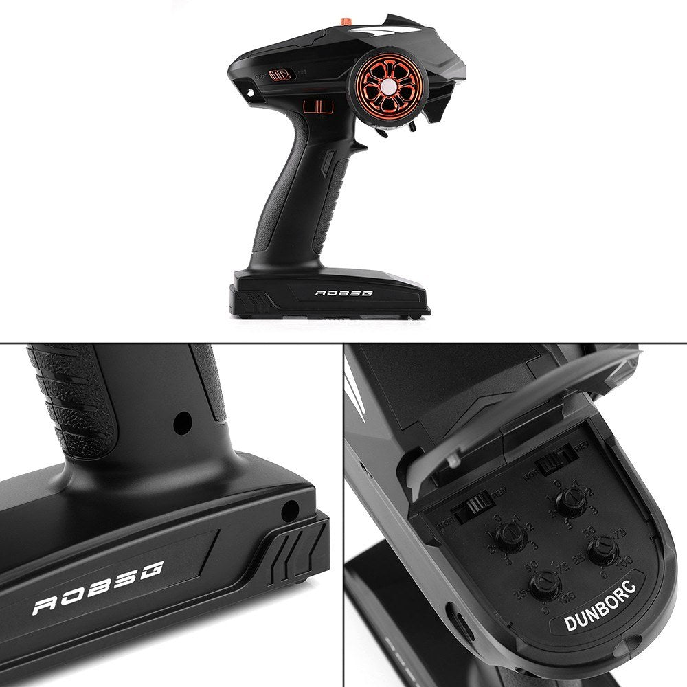 ZINO X4 2.4G 6CH Remote Control Transmitter with Receiver - Black