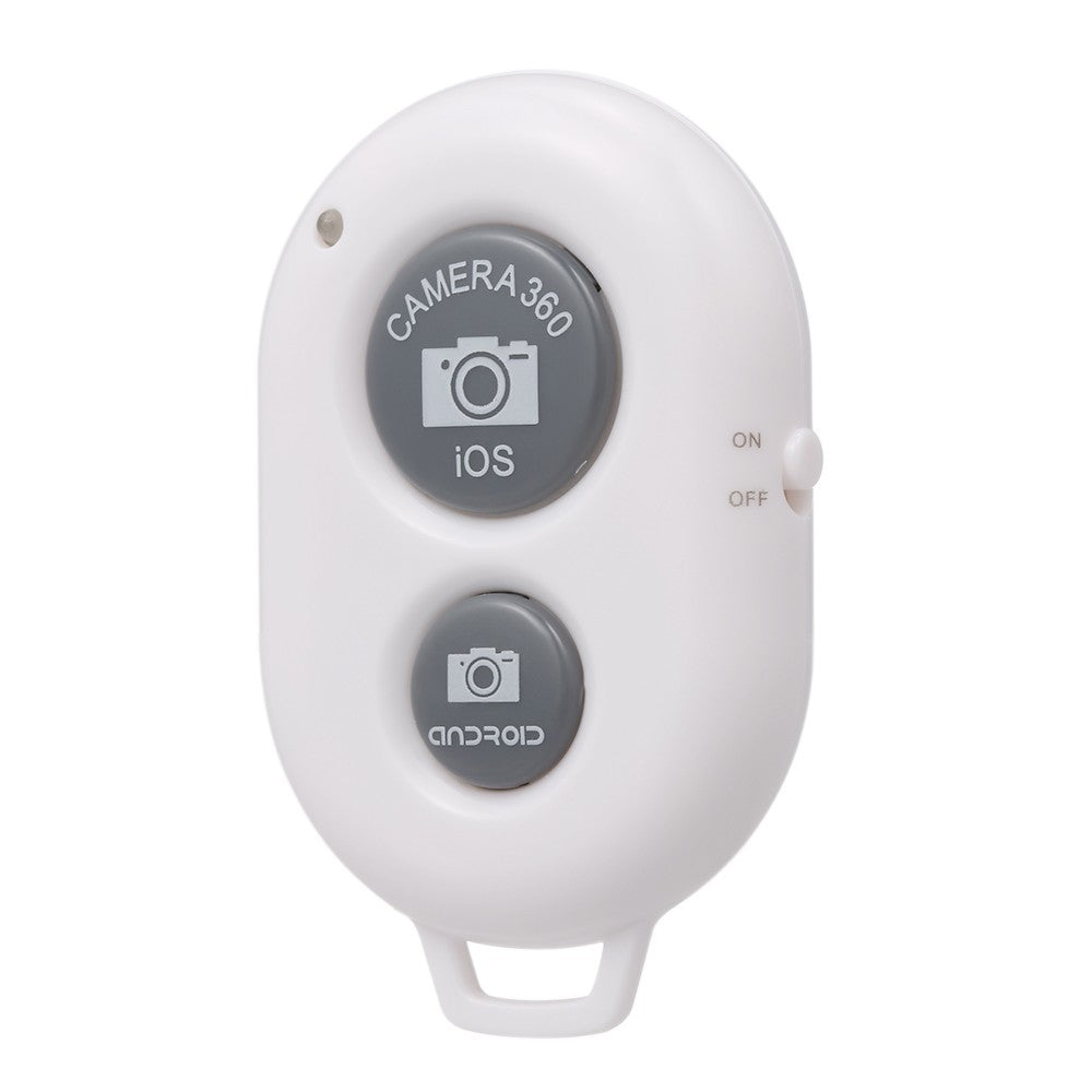 Bluetooth Remote Shutter Bluetooth 3.0 Self Timer for Android 4.2.2 & iOS 6.0 and Newer Controller - White