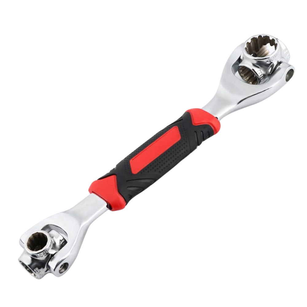 48-in-1 Socket Wrench Multifunction Universal 360 Degree Socket Spanner Wrench Rotating Tool Torx Square Damaged Bolts and Any Size Standard or Metric Home and Auto Repair Tools