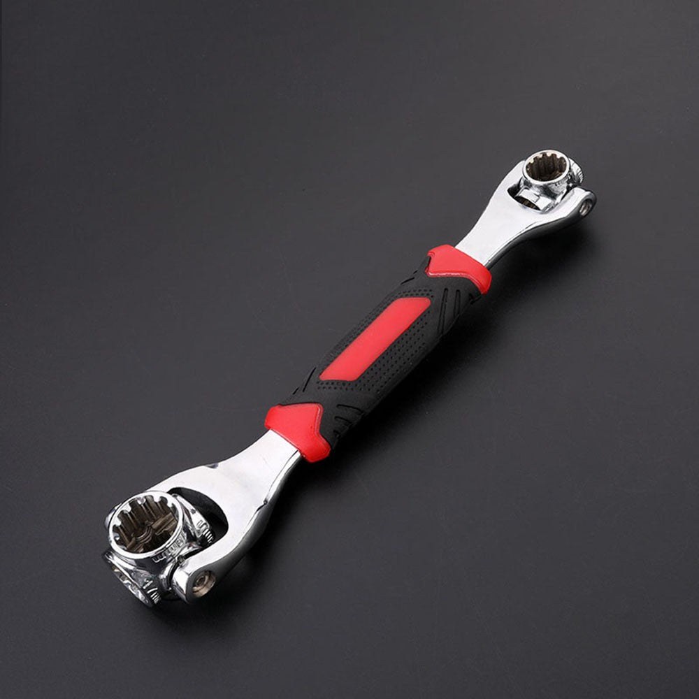 48-in-1 Socket Wrench Multifunction Universal 360 Degree Socket Spanner Wrench Rotating Tool Torx Square Damaged Bolts and Any Size Standard or Metric Home and Auto Repair Tools