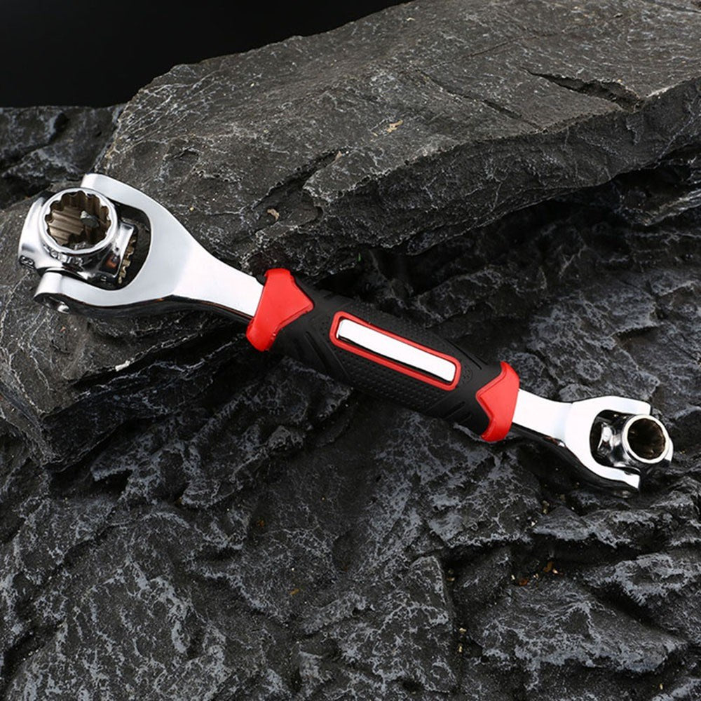 48-in-1 Socket Wrench Multifunction Universal 360 Degree Socket Spanner Wrench Rotating Tool Torx Square Damaged Bolts and Any Size Standard or Metric Home and Auto Repair Tools