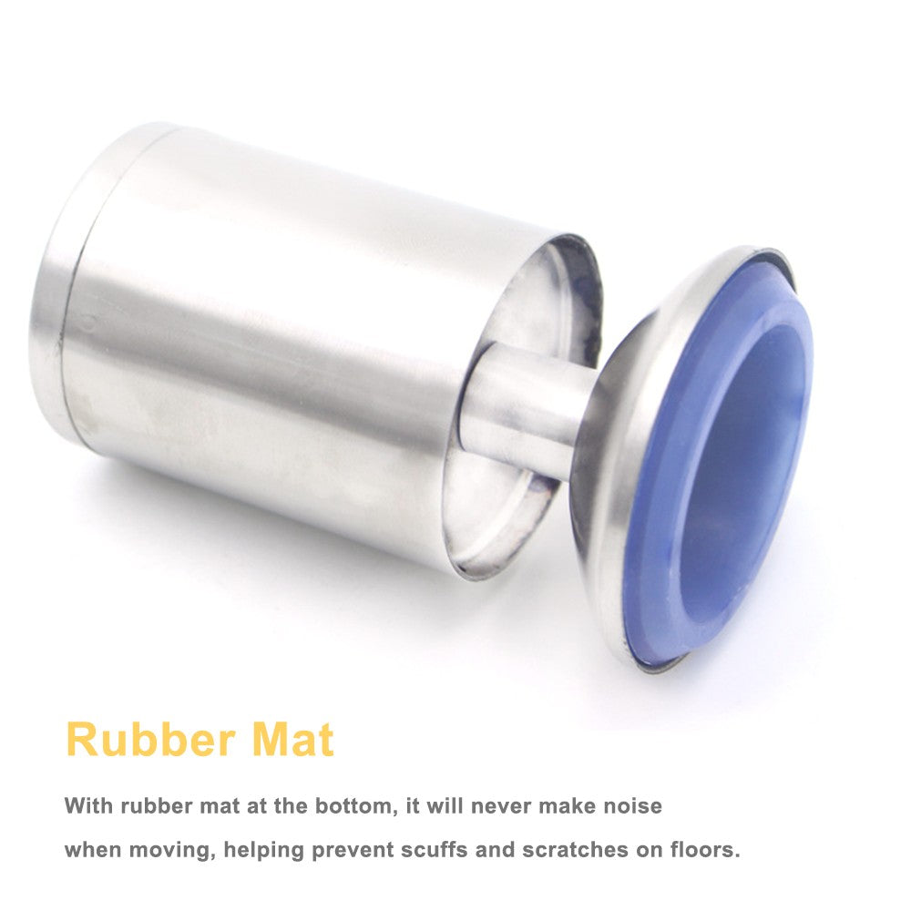 Stainless Steel Furniture Legs Adjustable Height Cabinet Legs Worktop TV Desk Table Sofa Feet - 80mm