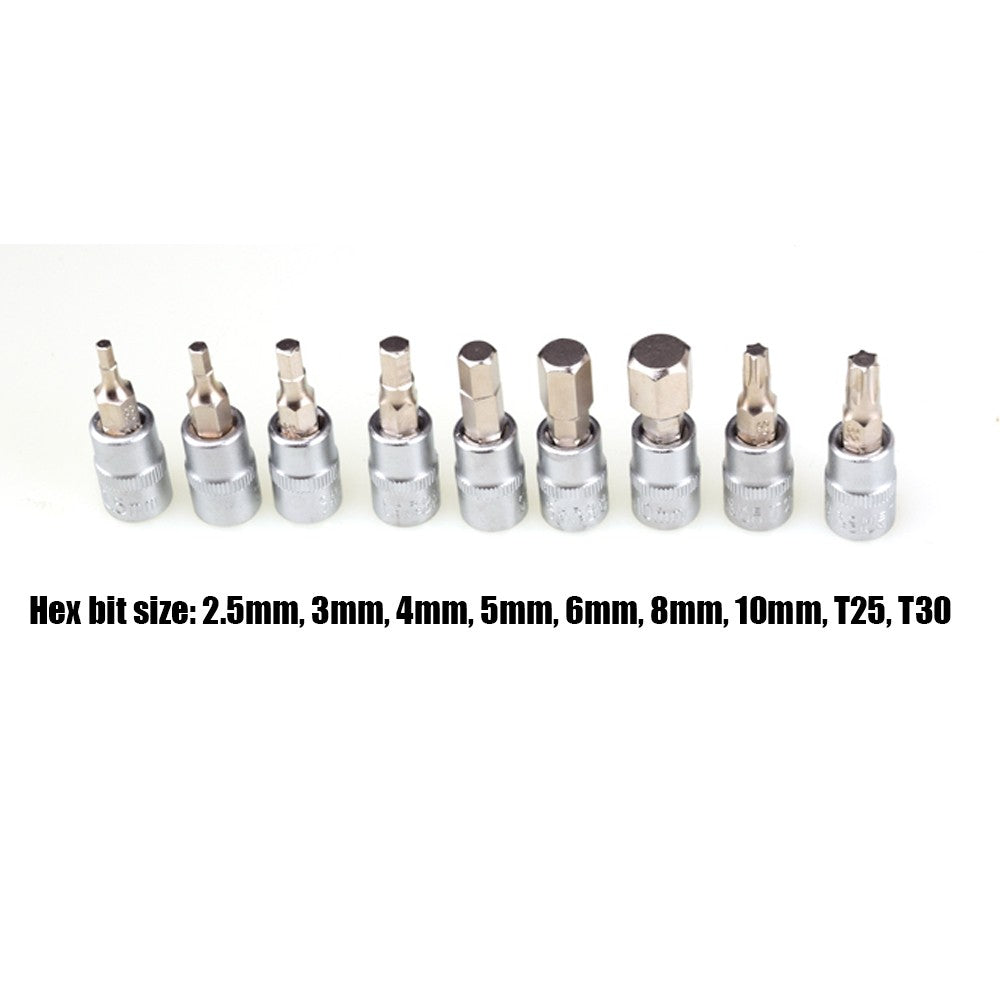 DR 2-15Nm Mini Adjustable Bike Torque Wrench Set Bicycle Repair Tool Kit Torque Spanner