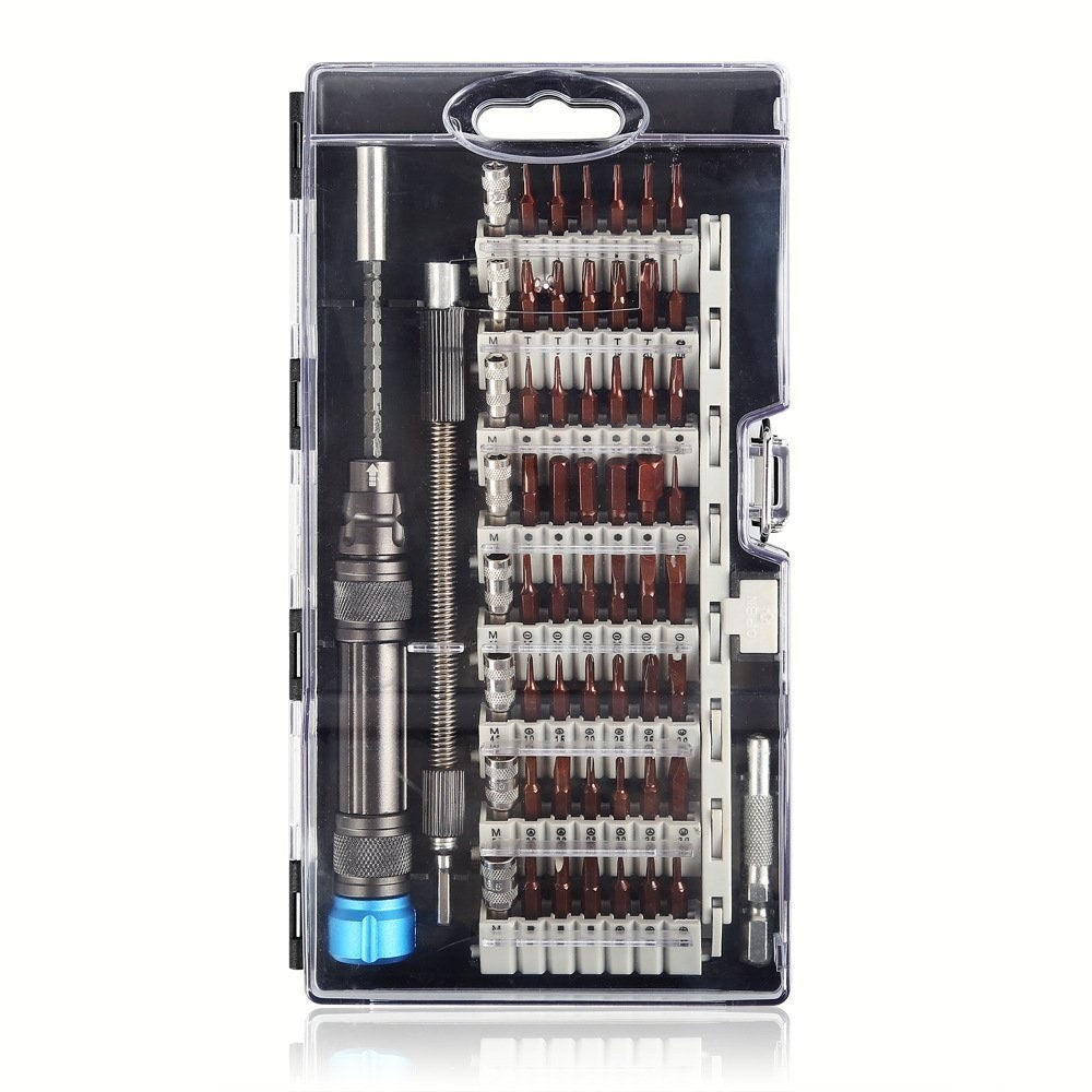 60 in 1 Multi Tool Screwdriver Set Hardware Magnetic Pen Flexible Metal Household Appliance Maintenance for Computer Mobile Phone Electronics Repair