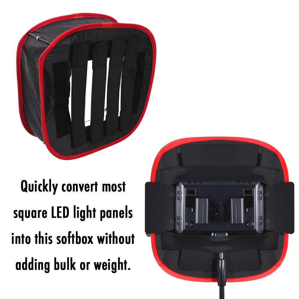 Collapsible Softbox for Yongnuo YN600 YN900 LED Light Panel Portable Lighting Modifier