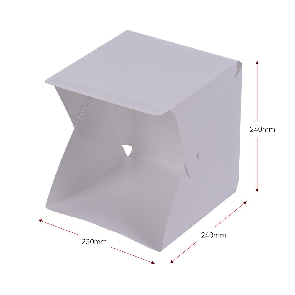 Portable DIY LED Studio Light Box Tent Kit Softbox 6500K + 6 Backdrops