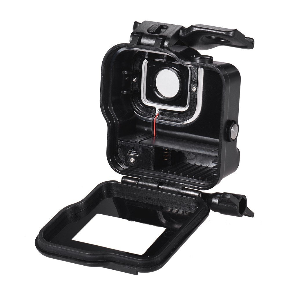 2-in-1 Camera Waterproof Housing + 14-LED Diving Fill-in Light Underwater 30m for GoPro Hero 6 5 Sports Cameras