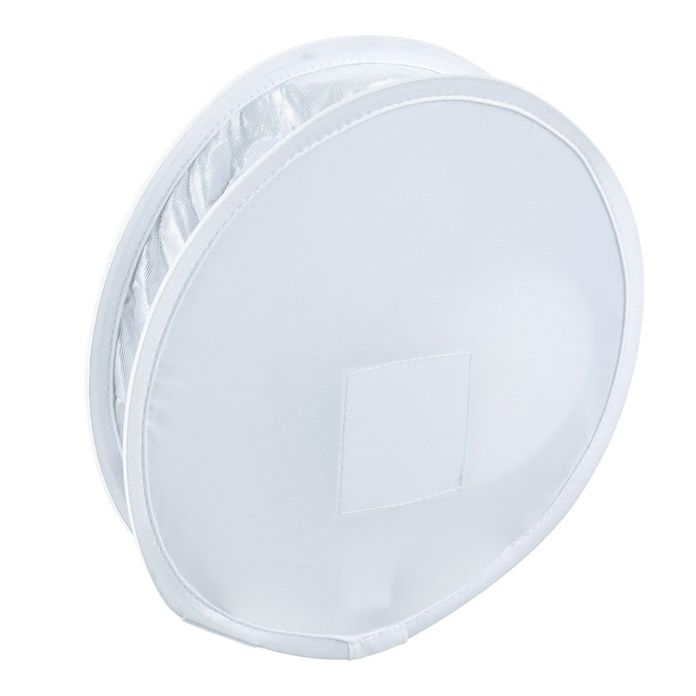 12in Mini Portable Round On-camera Flash Diffuser Easy-fold Design Softbox for Flash Speedlite