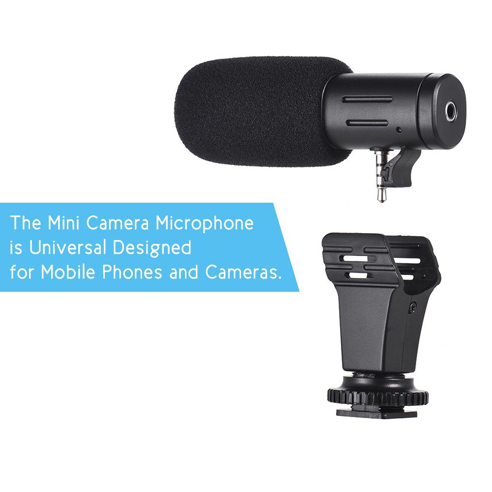Mobile Phone Microphone Universal Mini Portable Video Record Microphone for DSLR Cameras