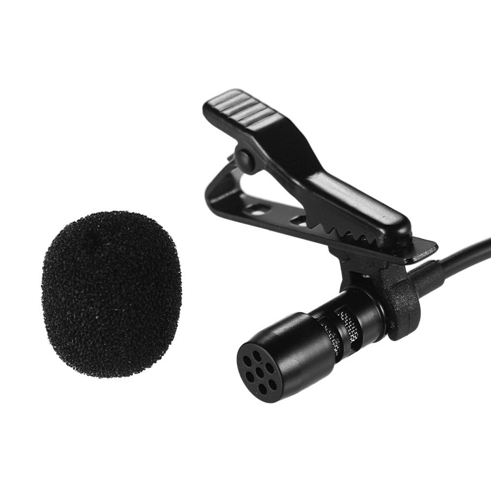 Uniqkart for Computer PC Laptop Mini Lapel Lavalier Clip-on Condenser Microphone Mic with USB Plug
