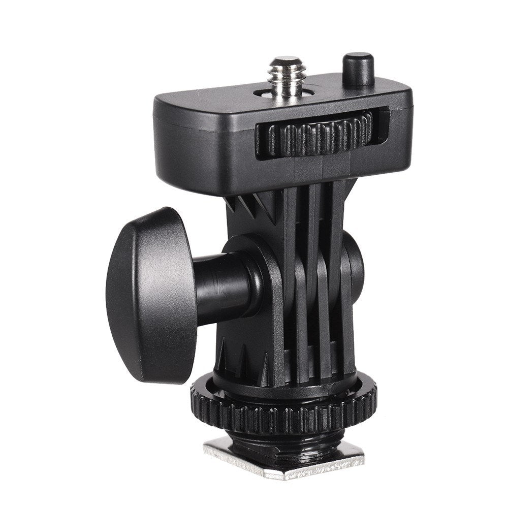 Flexible Cold Shoe Mount Adapter with 1/4 Inch Screw for Viltrox DC-90 DC-70 DC-50 Monitor Etc.