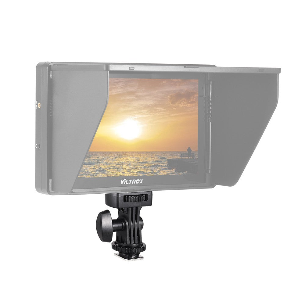 Flexible Cold Shoe Mount Adapter with 1/4 Inch Screw for Viltrox DC-90 DC-70 DC-50 Monitor Etc.
