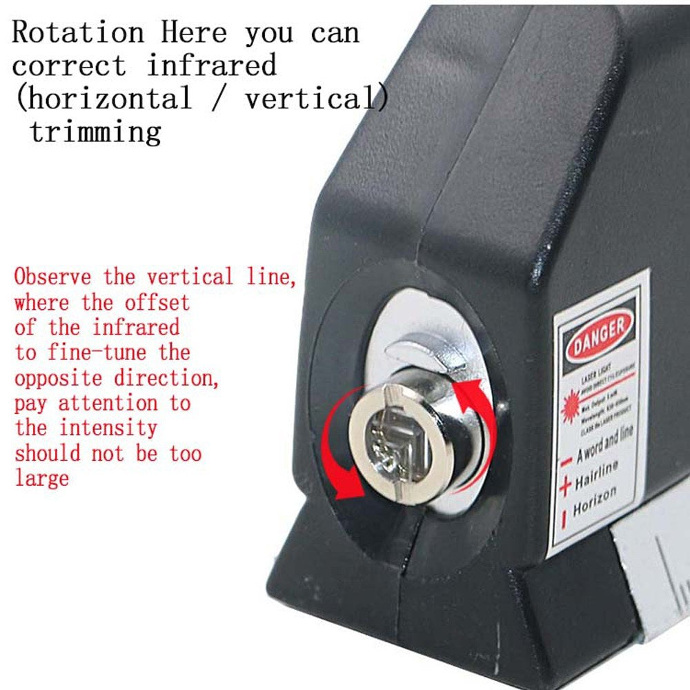 High Precision Laser Level with Horizontal Vertical Cross Line Laser Light Beam and Measuring Tape