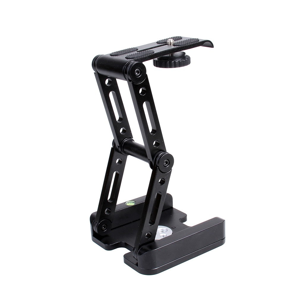 Portable Aluminum Alloy Foldable Tilt Head Z-shaped Tripod Head for Canon Nikon Sony DSLR ILDC Cameras