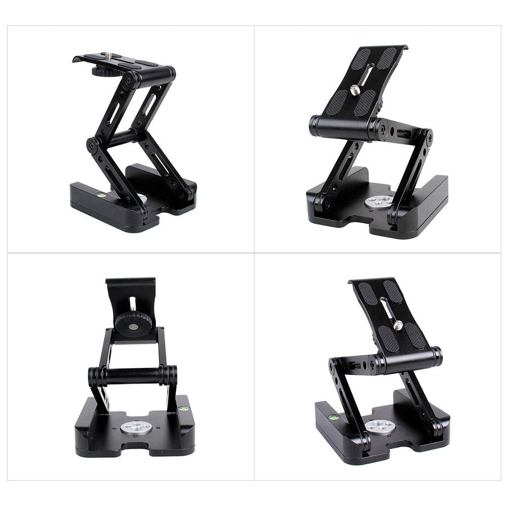 Portable Aluminum Alloy Foldable Tilt Head Z-shaped Tripod Head for Canon Nikon Sony DSLR ILDC Cameras