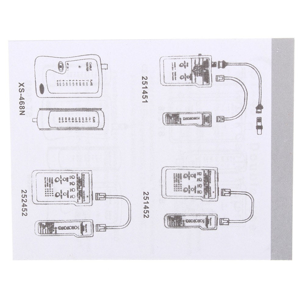 9 in 1 LAN Network Fix Cable Tester Crimper Plier Hand Tool Kit Cat5 RJ45 RJ11 RJ12 Stripping Make Ethernet Connector Test