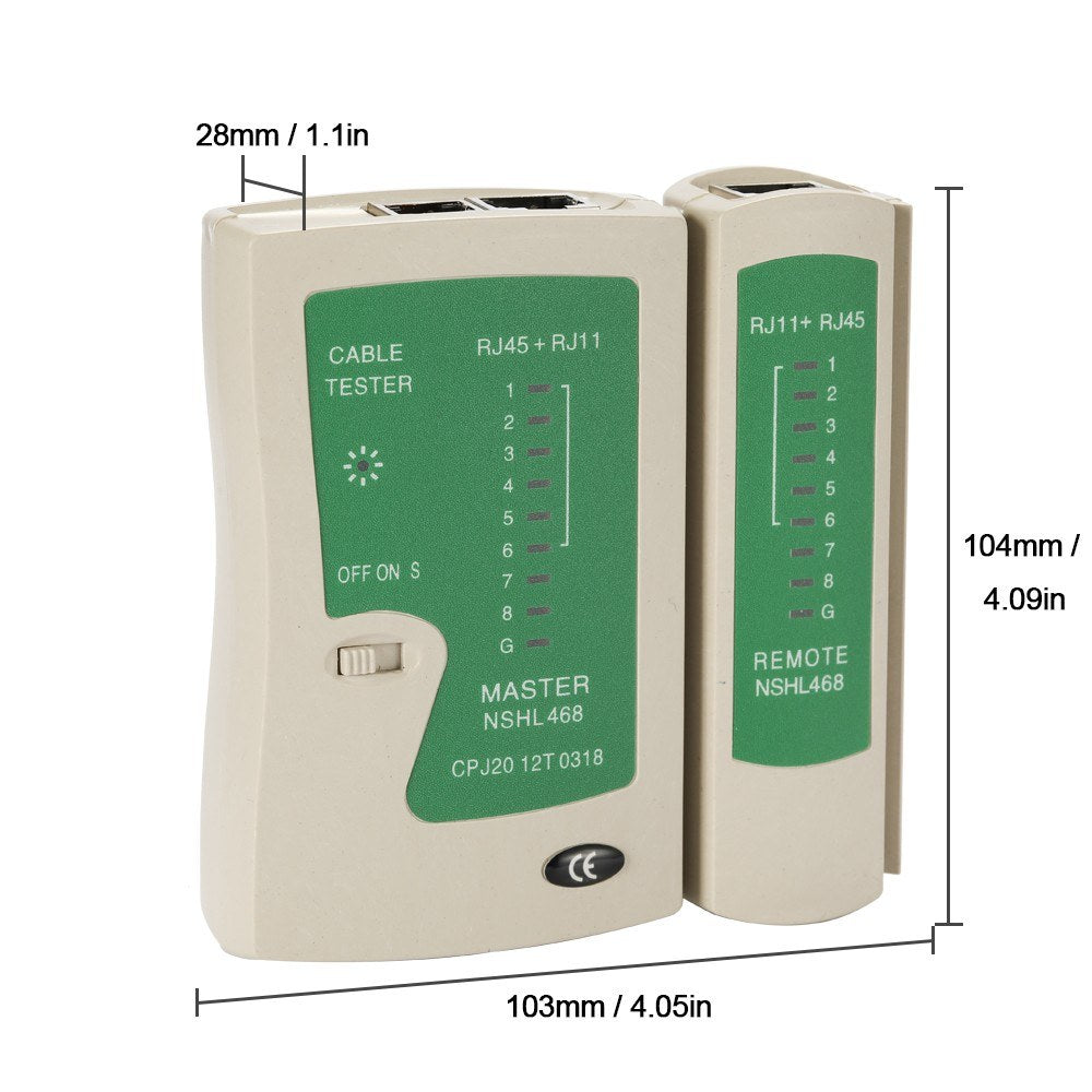 4 in 1 Portable Ethernet Network Hardware Tool Network LAN Cable Crimper Pliers Tools Kit Dual-use Network Cables Tester