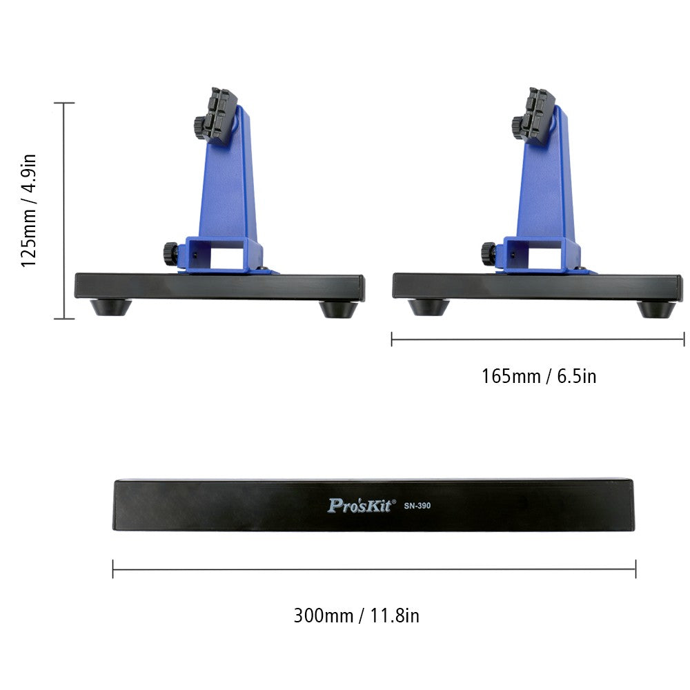 Adjustable Welding Auxiliary Clip Holder Universal Clamp PCB Soldering Gripper with Metal Base