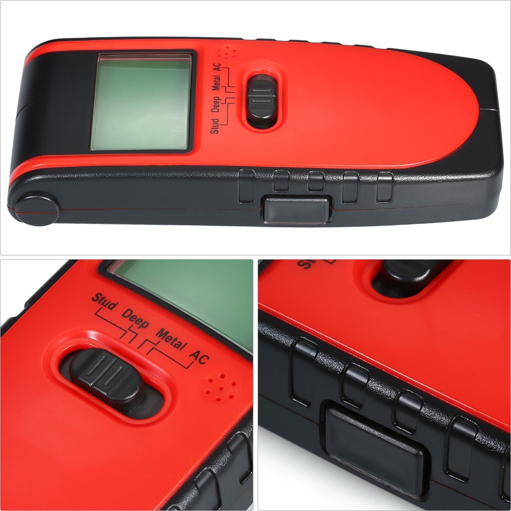 4 in 1 Stud Finder Wall Detector Wall Center Sensor Scanner for Wood Metal Studs and AC Cable Live AC Wire Scanner Warning Detection