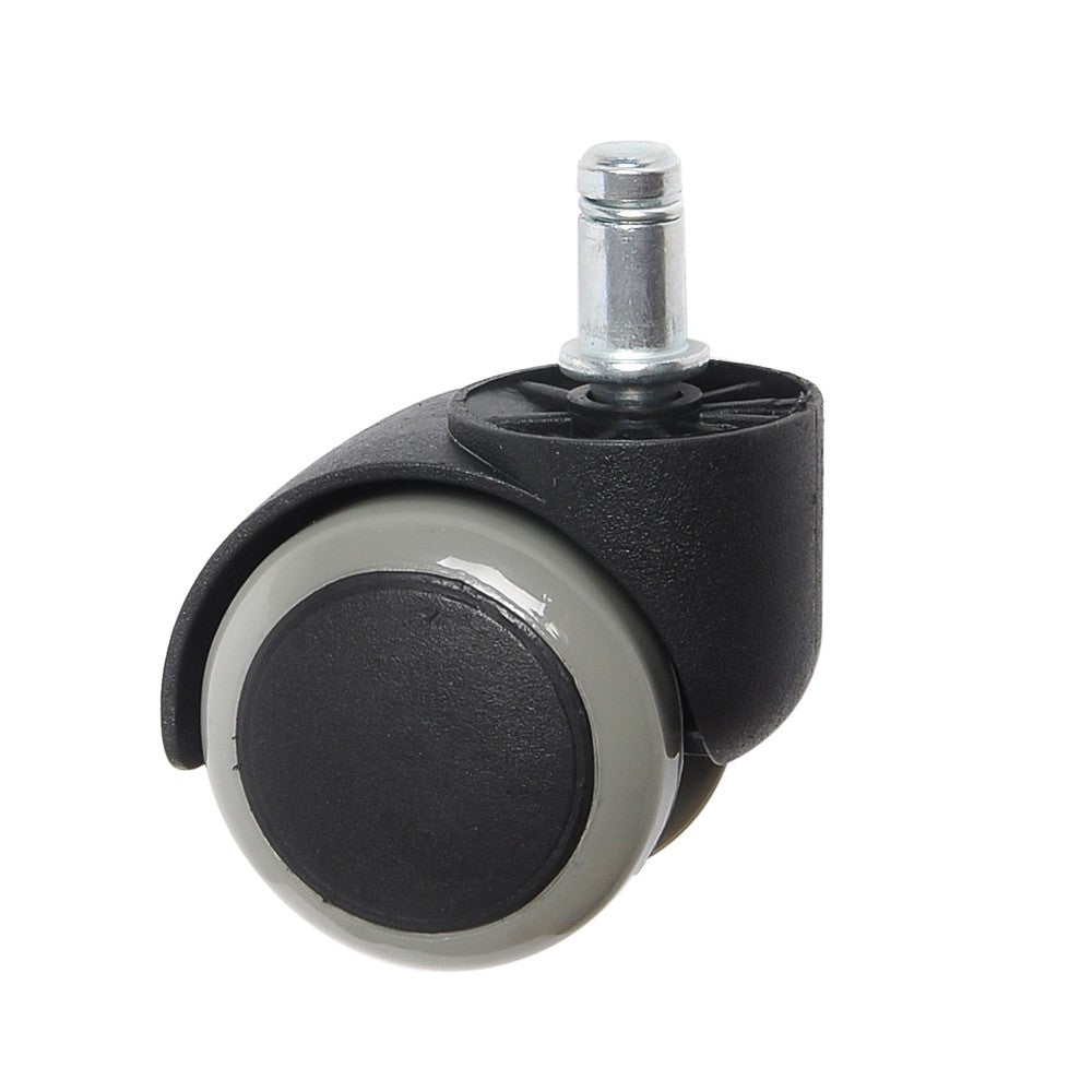 5Pcs Office Chair Roller 2" Swivel Caster Wheels Universal Furniture Casters - Grey
